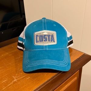Blue/White Costa fishing hat, one size fits all